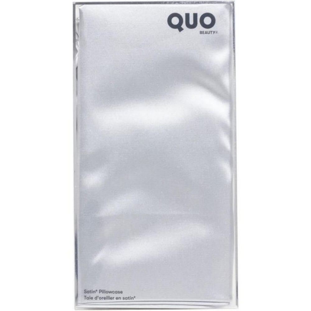 Free with $40 purchase | Quo Satin Pillowcase  Silver Brand New